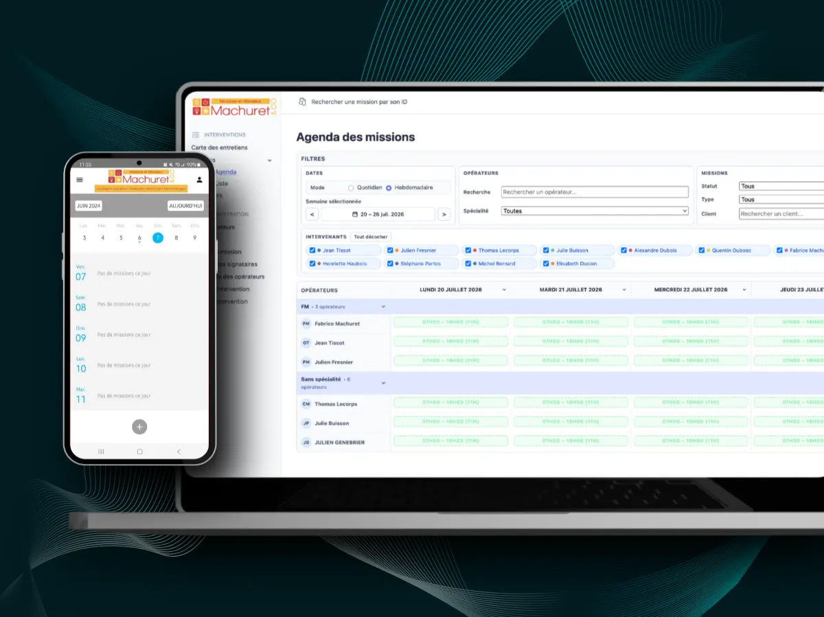 Machuret : une application métier pour digitaliser les interventions terrain