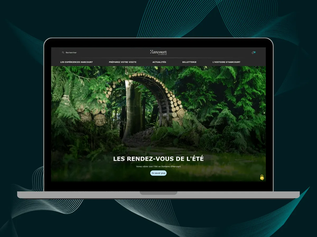 Domaine Harcourt : un site web repensé pour valoriser l’offre culturelle et événementielle