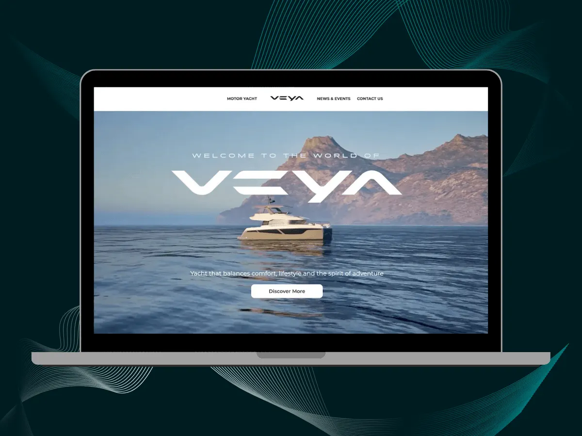 VEYA Yachts : un site immersif pour lancer une nouvelle marque de catamarans de luxe