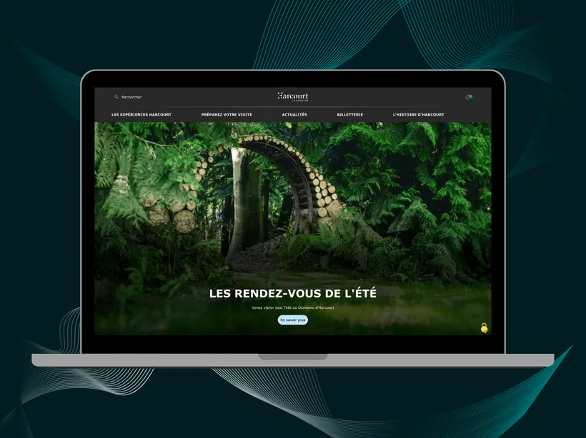 Domaine Harcourt : un site web repensé pour valoriser l’offre culturelle et événementielle