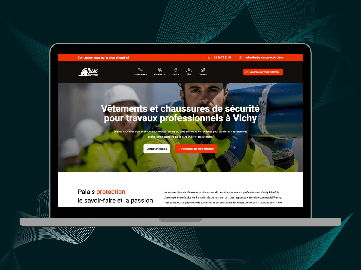 Palais Protection : une refonte web pour valoriser les EPI et la personnalisation en ligne